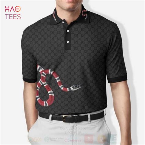 gucci snake shirt men|black gucci snake shirt.